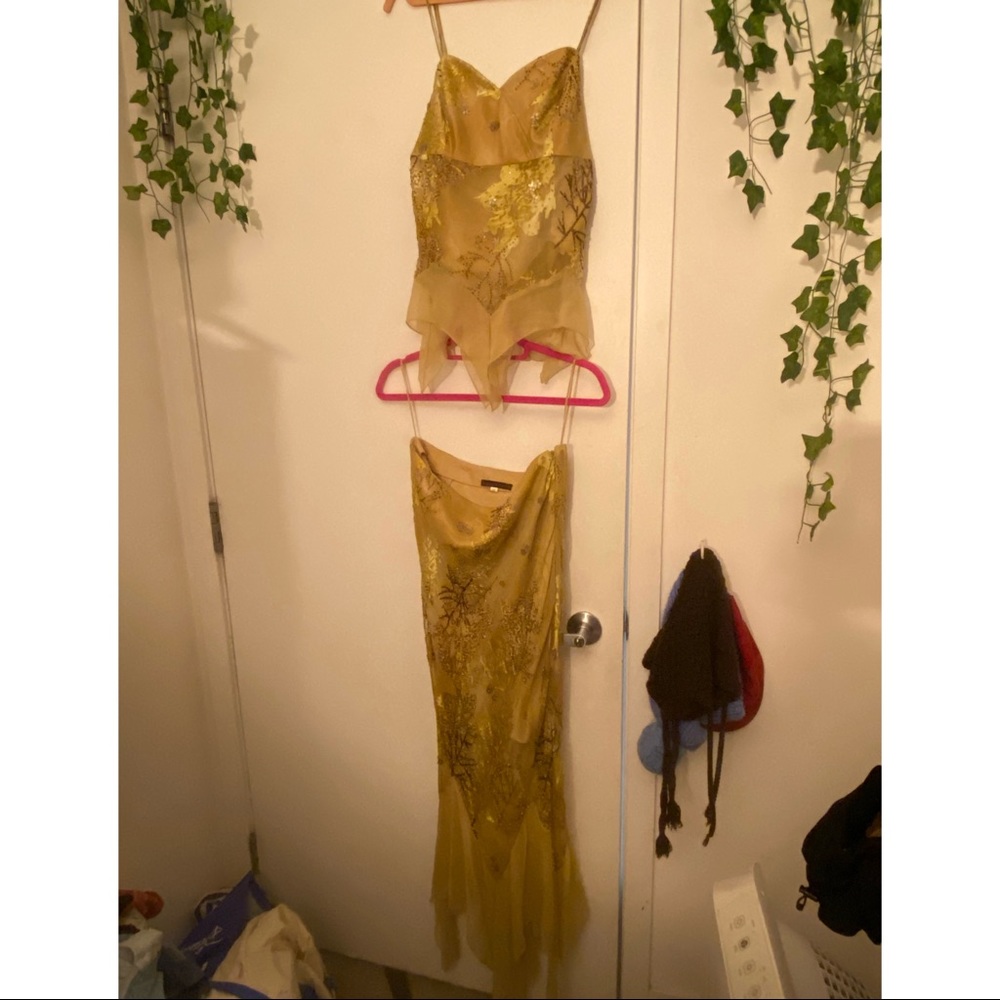 Y2k Morrell Maxie Beaded Prom Dress